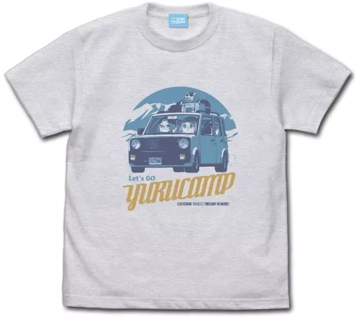 ゆるキャン△カー Tシャツ 桜&なでしこ&リン Ver2.0/ASH-L - 公式商品画像 | AniSmile