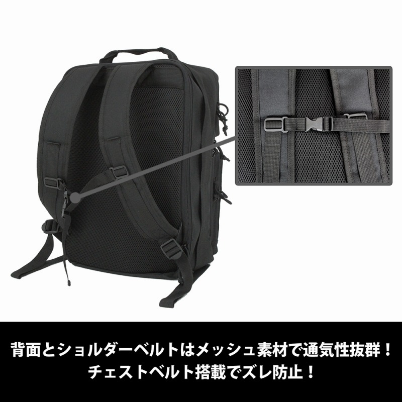ヘブンバーンズレッド 31A 部隊ロゴ ファンクショナルバックパック/BLACK 画像 3 | AniSmile