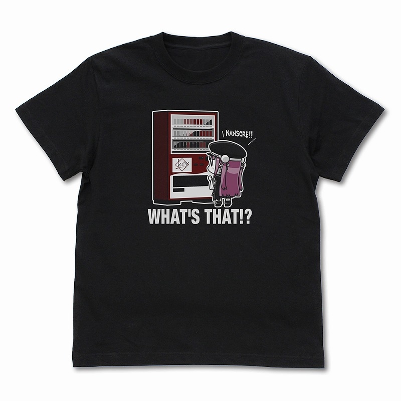 ヘブンバーンズレッド おタマさんの「ディスイズ自販機!!」 Tシャツ/BLACK-L - 公式商品画像 | AniSmile