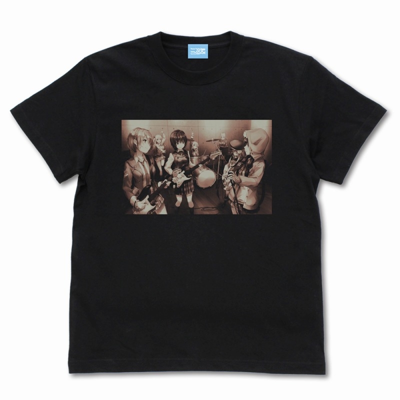 ヘブンバーンズレッド スタジオでの思い出 Tシャツ/BLACK-XL - 公式商品画像 | AniSmile
