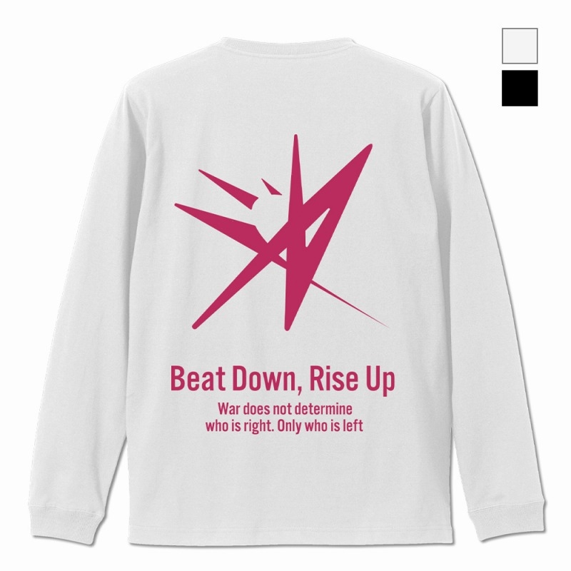ヘブンバーンズレッド 31A 部隊ロゴ 袖リブロングスリーブTシャツ/WHITE-XL - 公式商品画像 | AniSmile