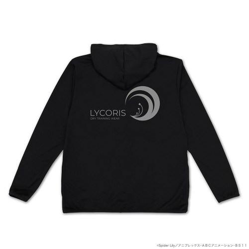 リコリス 薄手ドライパーカー/BLACK-XL - 公式商品画像 | AniSmile