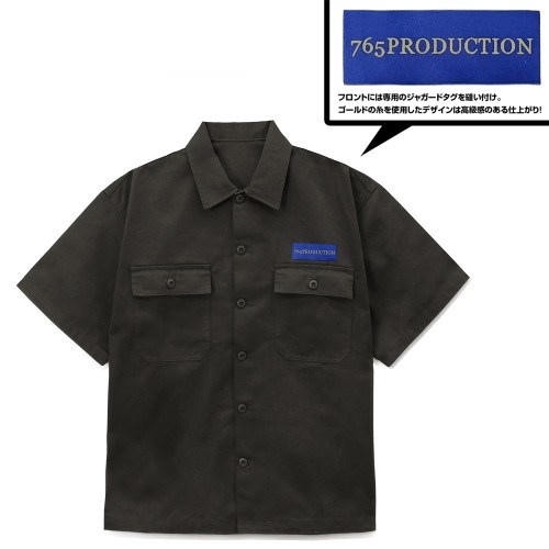 アイドルマスター ★限定★如月千早 刺繍ワークシャツ 2026 MODEL/GRAY-XXL 画像 3 | AniSmile