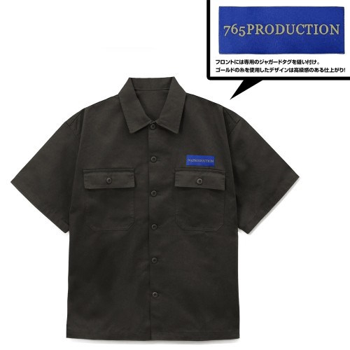 アイドルマスター ★限定★如月千早 刺繍ワークシャツ 2026 MODEL/GRAY-XL 画像 3 | AniSmile