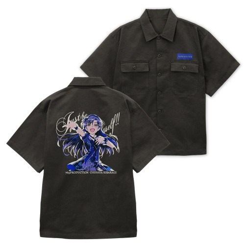 アイドルマスター ★限定★如月千早 刺繍ワークシャツ 2026 MODEL/GRAY-L - 公式商品画像 | AniSmile