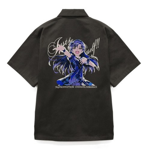アイドルマスター ★限定★如月千早 刺繍ワークシャツ 2026 MODEL/GRAY-L 画像 2 | AniSmile