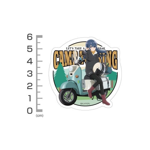 ゆるキャン△ SEASON3 描き下ろし 志摩リン ミニステッカーセット バイクでひといきVer. 画像 2 | AniSmile