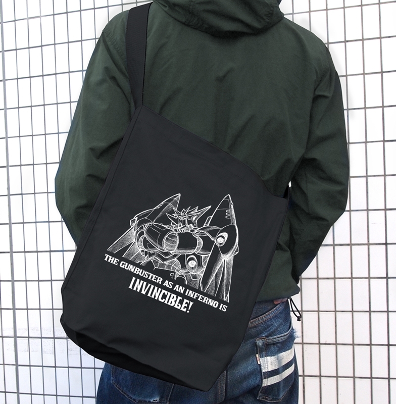 トップをねらえ! ガンバスター ショルダートート 大畑晃一Ver./BLACK 画像 2 | AniSmile