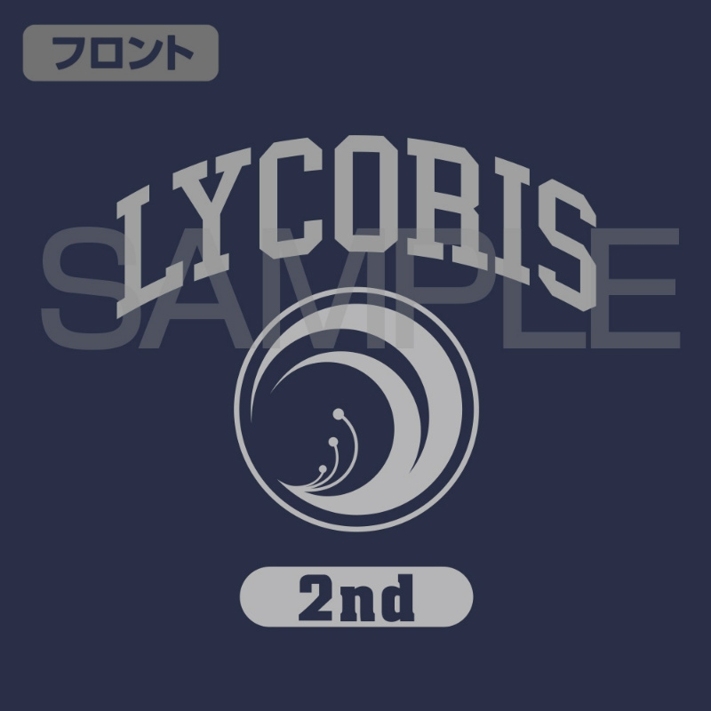 リコリス セカンド カレッジTシャツ/INDIGO-XL 图片 2 | AniSmile