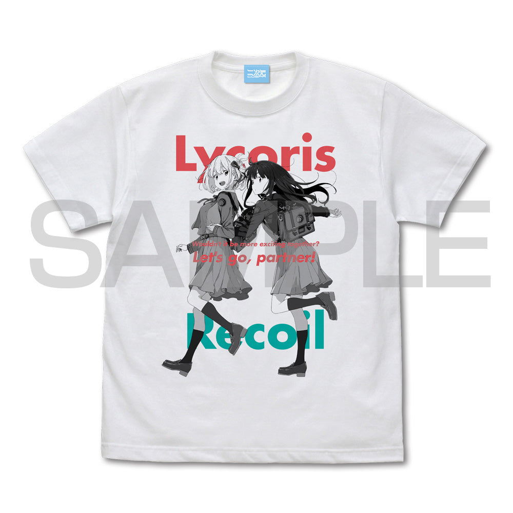 リコリス・リコイル 千束&たきな Tシャツ/WHITE-S - AniSmile