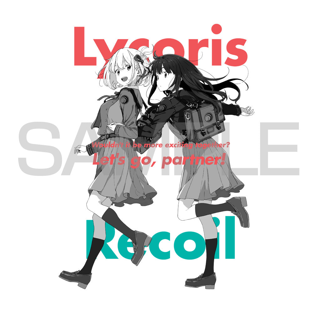 リコリス・リコイル 千束&たきな Tシャツ/WHITE-S Image 2 | AniSmile