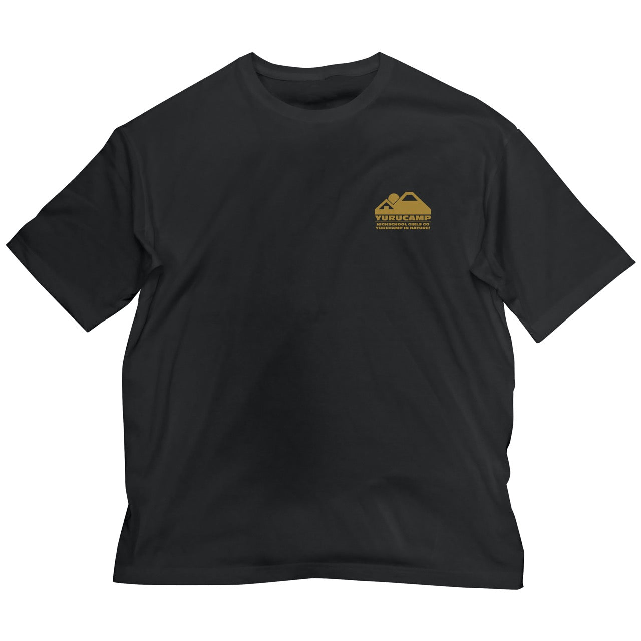 ゆるキャン△ ビッグシルエットTシャツ/BLACK-L Image 2 | AniSmile