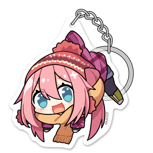 ゆるキャン△ 各務原なでしこ アクリルつままれキーホルダー - AniSmile