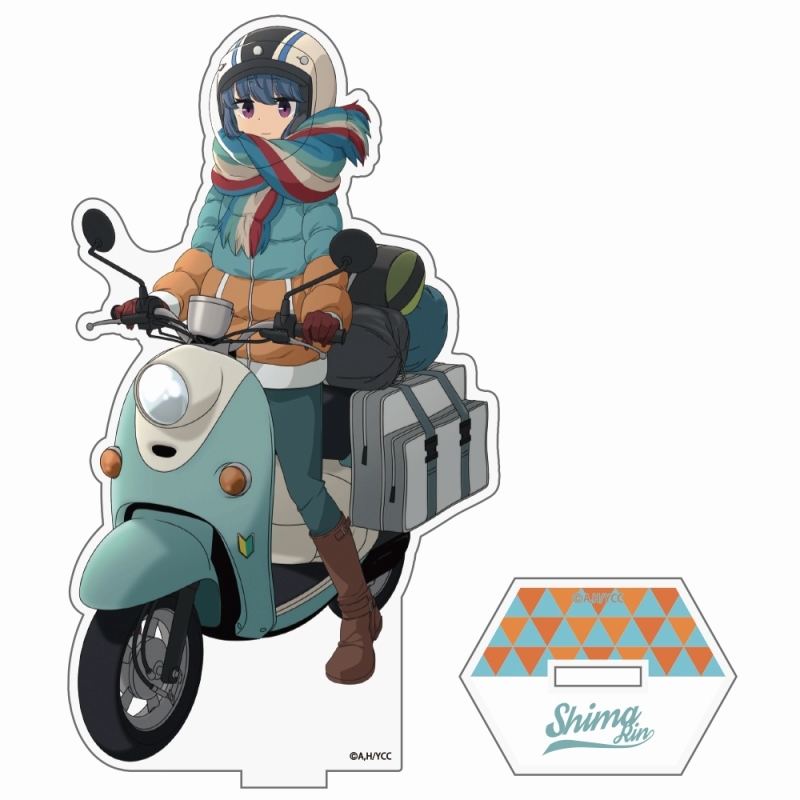 ゆるキャン△ 志摩リンとスクーター アクリルスタンド Image 2 | AniSmile