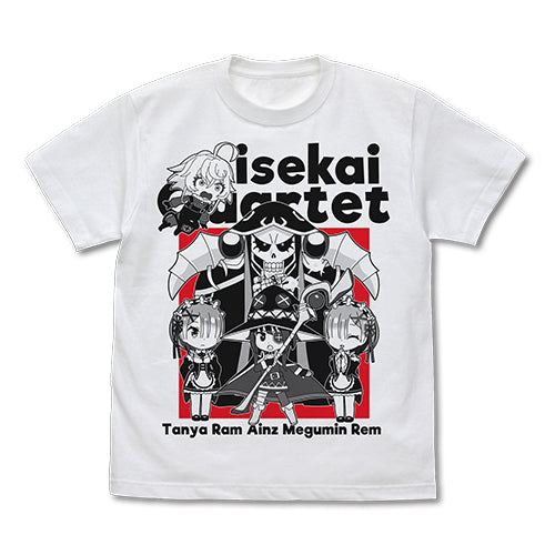 異世界かるてっと Tシャツ/WHITE-M - 公式商品画像 | AniSmile