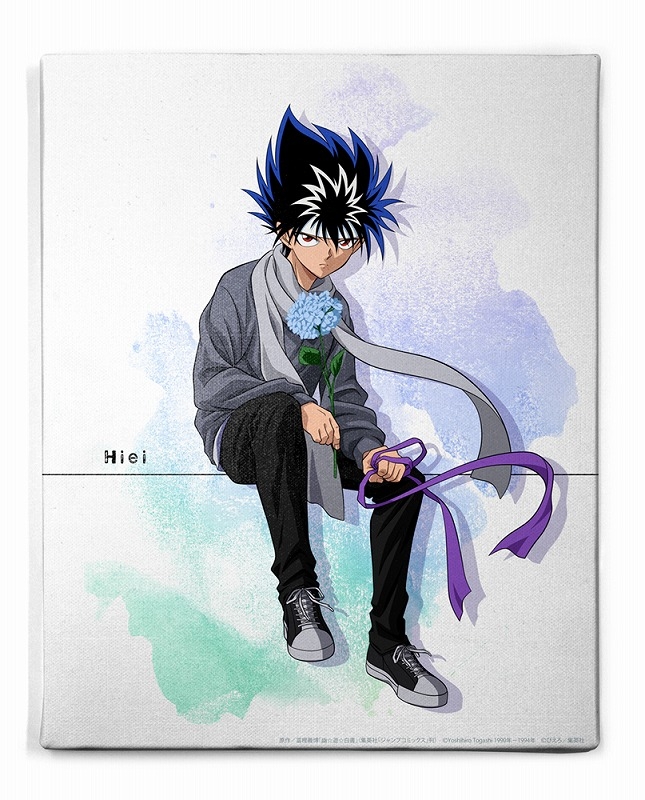 幽☆遊☆白書 描き下ろし 飛影 F6キャンバスアート 花束Ver. - 公式商品画像 | AniSmile