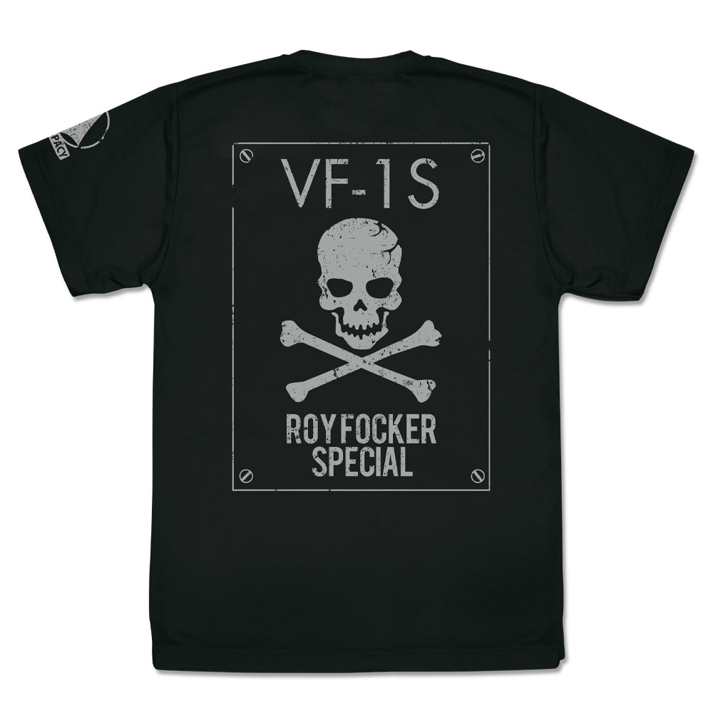 超時空要塞マクロス ロイ・フォッカー ドライTシャツ/BLACK-S 画像 2 | AniSmile