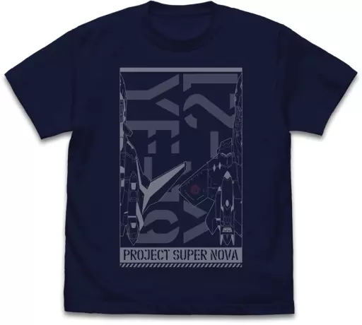 マクロスプラス YF-19/YF-21 Tシャツ/NAVY-M - 公式商品画像 | AniSmile