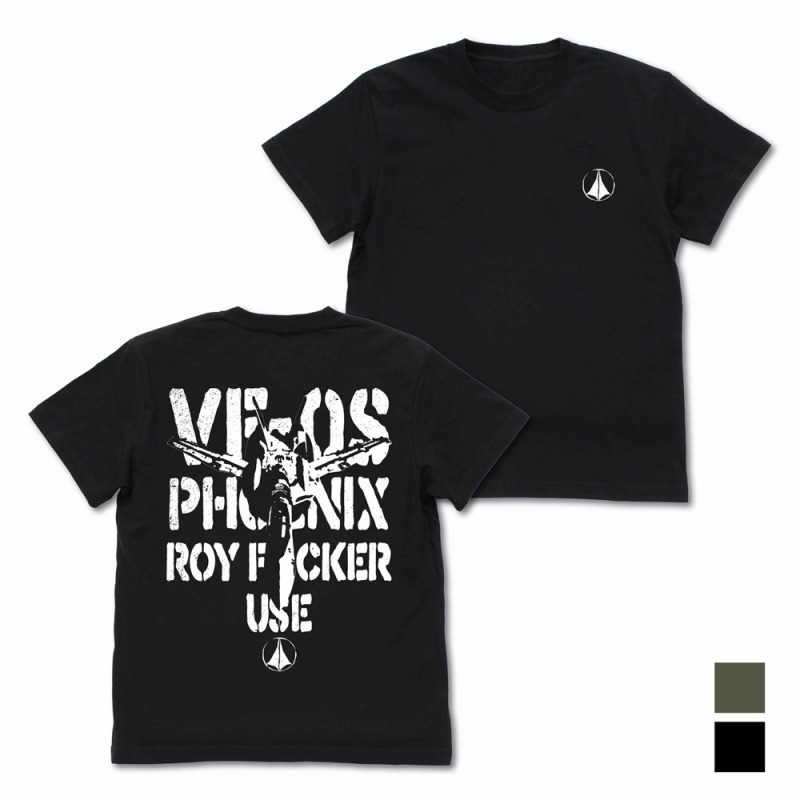 マクロスゼロ VF-0S フェニックス Tシャツ/BLACK-L - 公式商品画像 | AniSmile