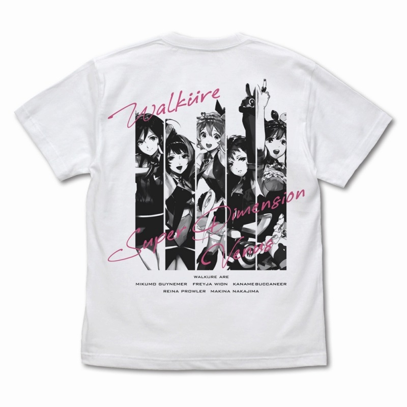 マクロスΔ We're ワルキューレ Tシャツ/WHITE-XL 画像 2 | AniSmile