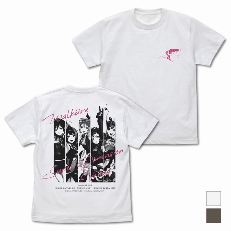 マクロスΔ We're ワルキューレ Tシャツ/WHITE-S - 公式商品画像 | AniSmile