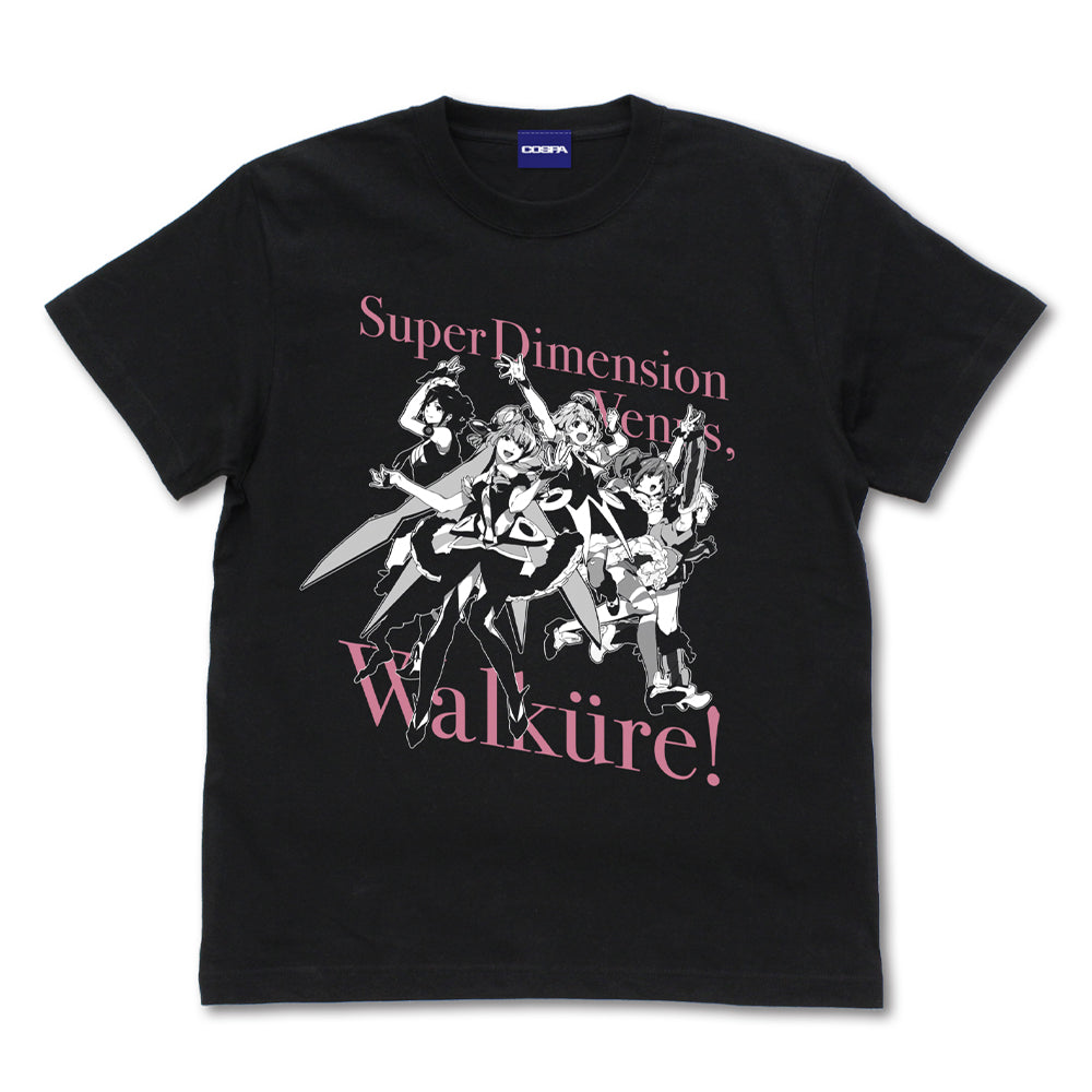 マクロスΔ ワルキューレ Tシャツ/BLACK-S - 公式商品画像 | AniSmile