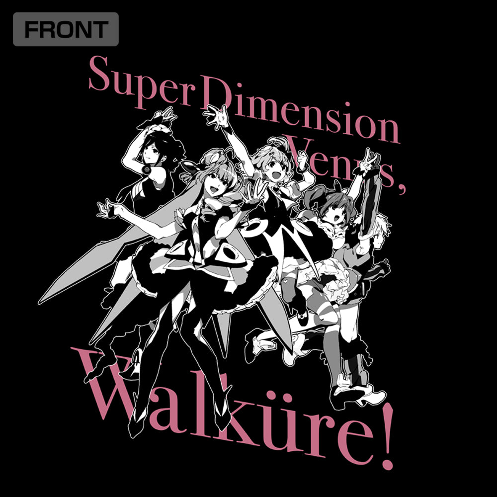 マクロスΔ ワルキューレ Tシャツ/BLACK-S 画像 3 | AniSmile