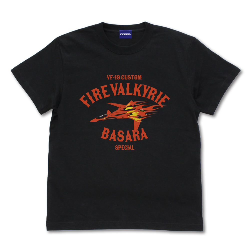 マクロス7 VF-19改 エクスカリバー 熱気バサラスペシャル Tシャツ/BLACK-S - 公式商品画像 | AniSmile