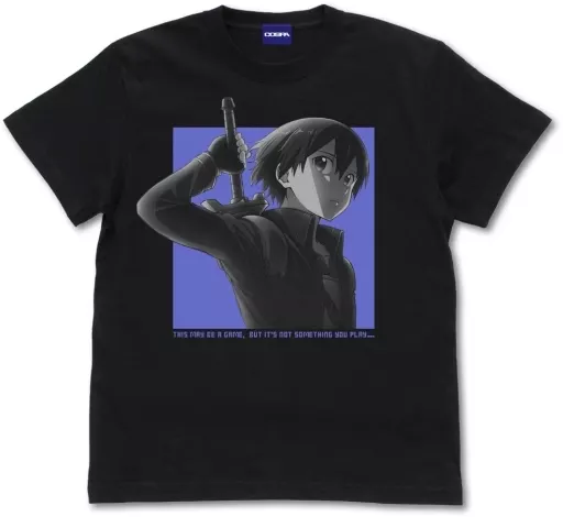 キリト Tシャツ SAO第5層Ver./BLACK-L - 公式商品画像 | AniSmile
