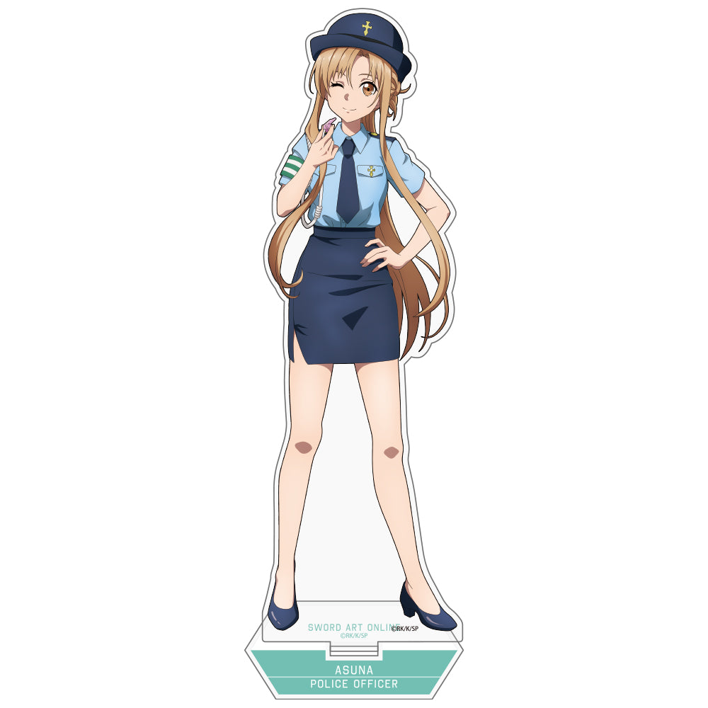 ソードアート・オンライン 描き下ろし アスナの職業体験 アクリルスタンド(大) ポリスVer. - 公式商品画像 | AniSmile