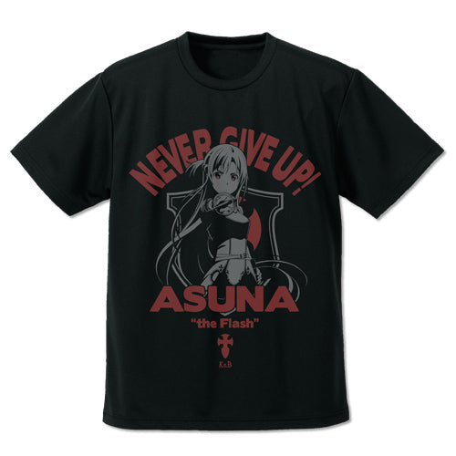 ソードアート・オンライン 閃光のアスナ ドライTシャツ/BLACK-M - 公式商品画像 | AniSmile