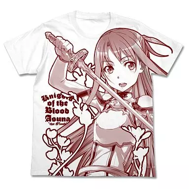 ソードアート・オンライン アスナTシャツ/WHITE-L - 公式商品画像 | AniSmile