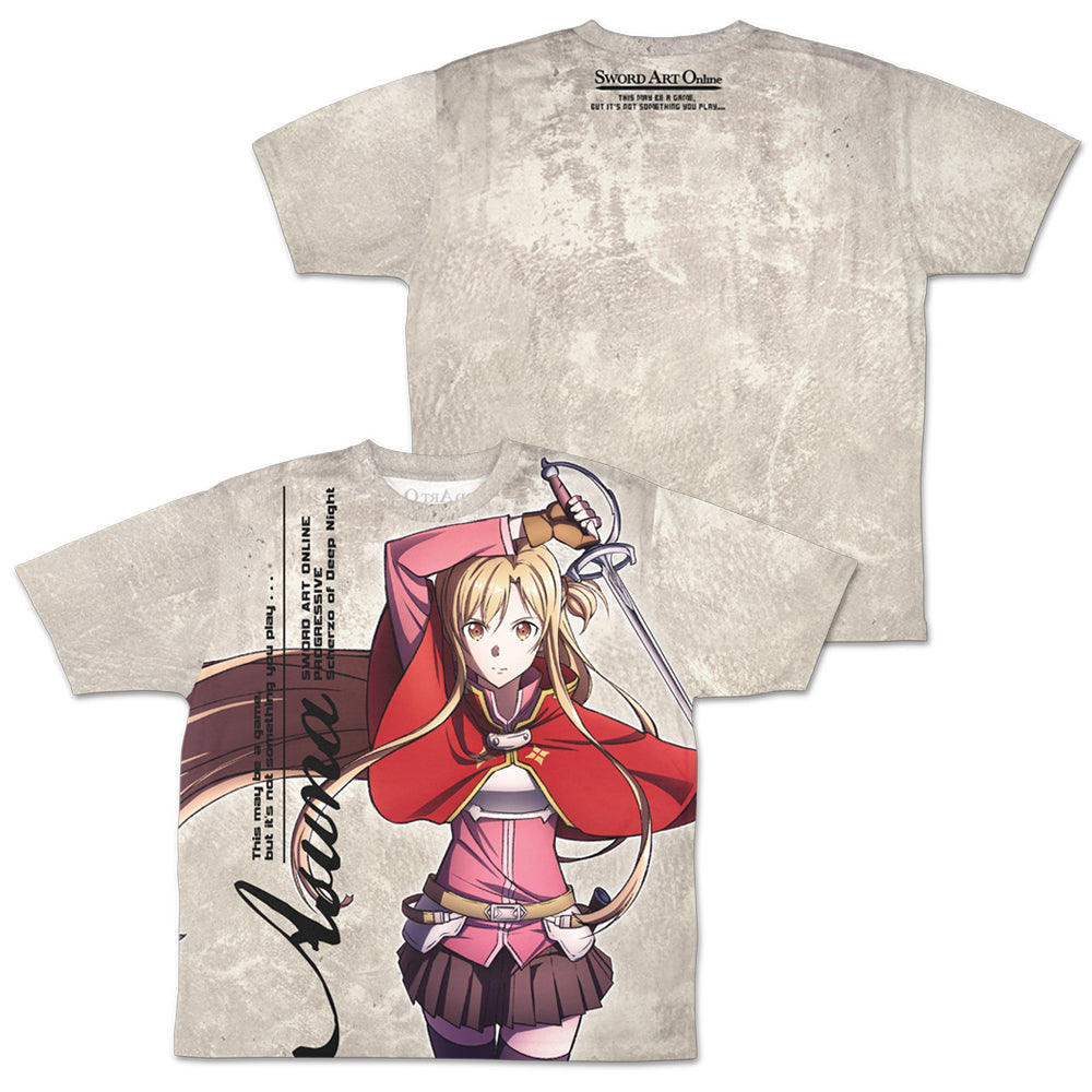 SAO冥き夕闇のスケルツォ アスナ 両面フルグラフィックTシャツ SAO第5層Ver./M - official product image | AniSmile