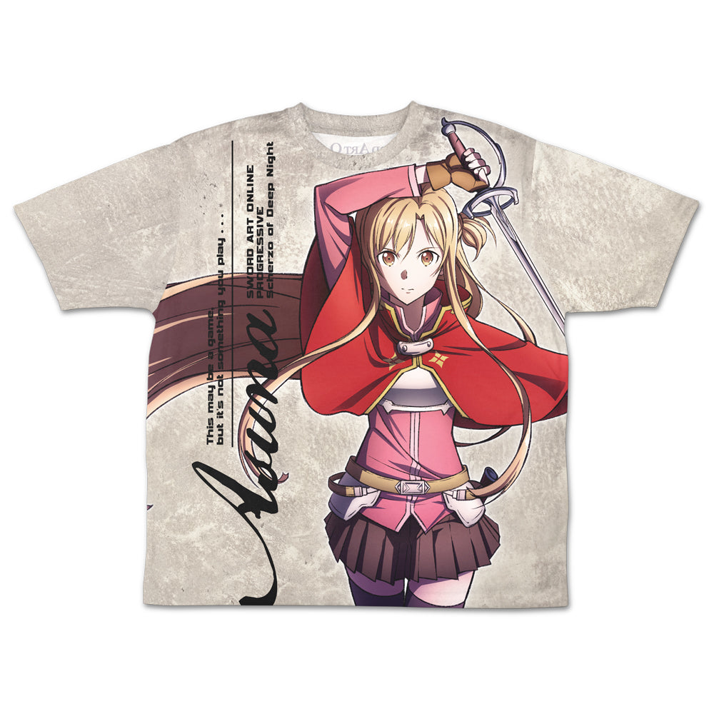SAO冥き夕闇のスケルツォ アスナ 両面フルグラフィックTシャツ SAO第5層Ver./M Image 2 | AniSmile