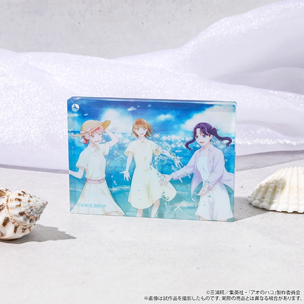 アオのハコ アクリルブロックキーホルダー/集合ビジュアル ～夏色～ 画像 3 | AniSmile