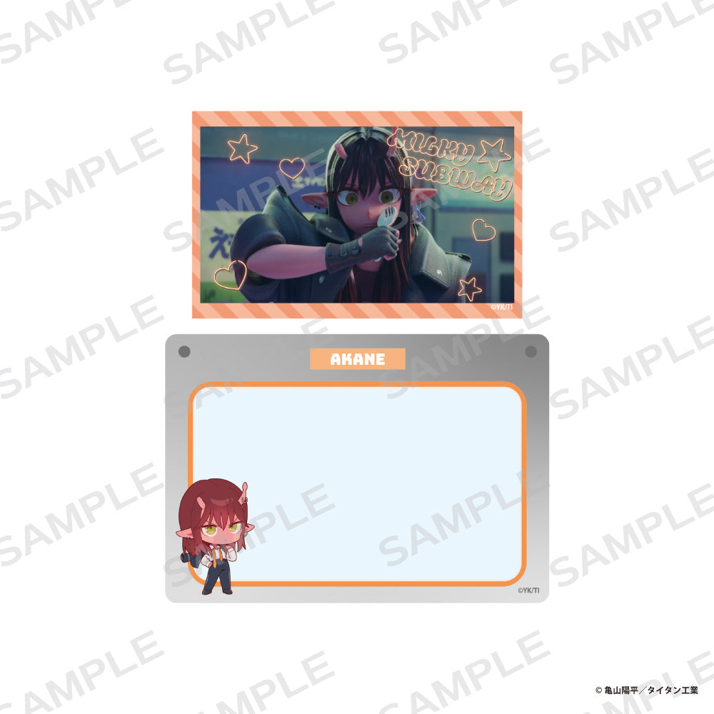 ミルキーサブウェイ 硬質カードケース&ホログラムカードセット【アカネ】 - 公式商品画像 | AniSmile