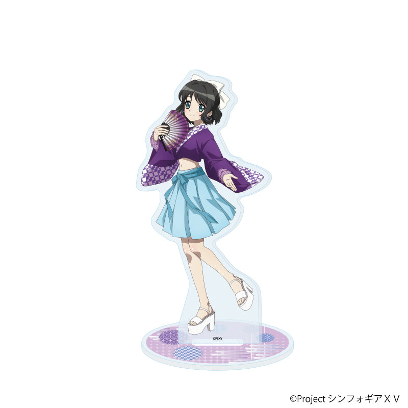 アクリルスタンド「戦姫絶唱シンフォギアXV」77/小日向未来 着物×Y2KVer.(描き下ろしイラスト) - official product image | AniSmile