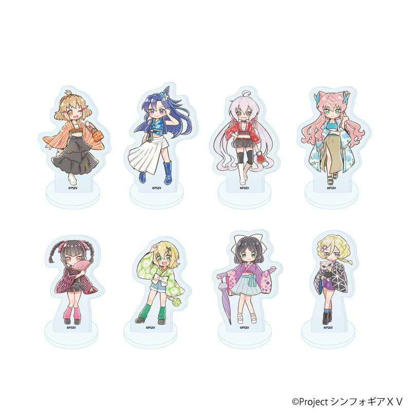 アクリルぷちスタンド「戦姫絶唱シンフォギアXV」18/ブラインド(全8種) 着物×Y2KVer.(グラフアートイラスト) - AniSmile