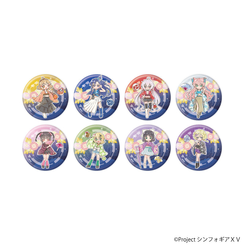 缶バッジ「戦姫絶唱シンフォギアXV」31/ブラインド(全8種) 着物×Y2KVer.(グラフアートイラスト) - AniSmile