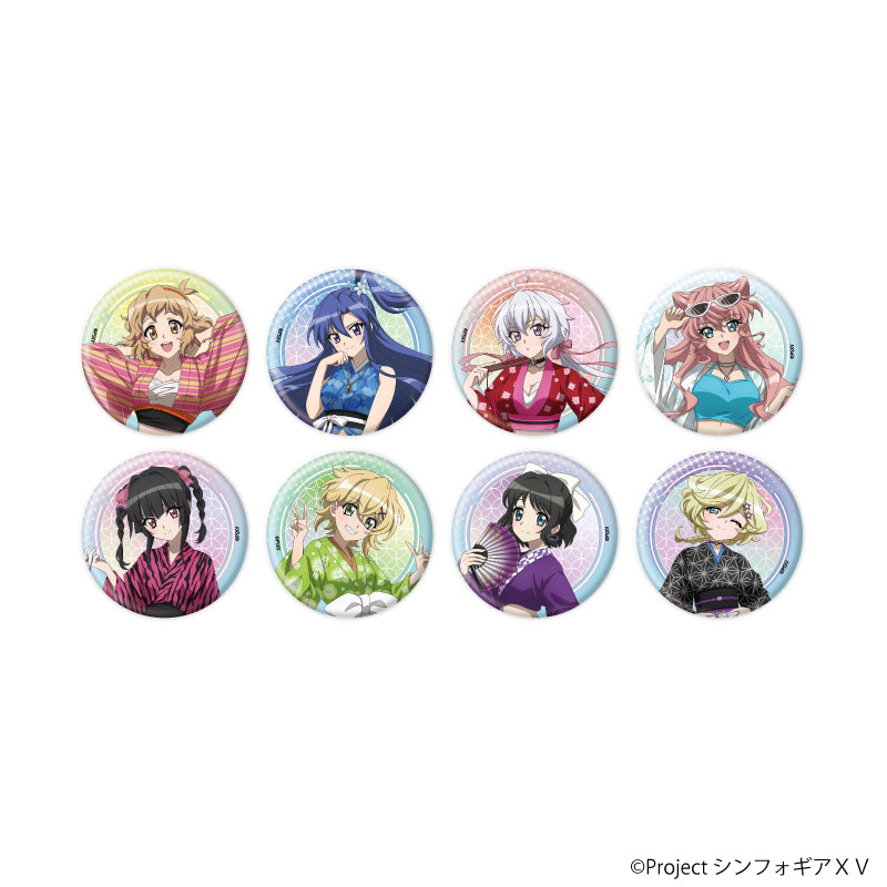 缶バッジ「戦姫絶唱シンフォギアXV」30/ブラインド(全8種) 着物×Y2KVer.(描き下ろしイラスト) - AniSmile