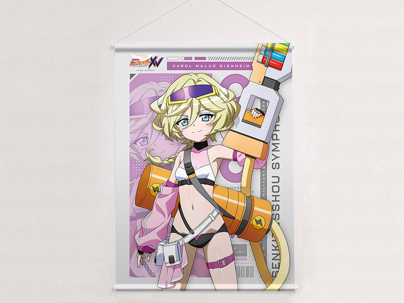 [戦姫絶唱シンフォギアXV]描き下ろしB2タペストリー(キャロル/サイバーミリタリー)Wスエード 画像 2 | AniSmile