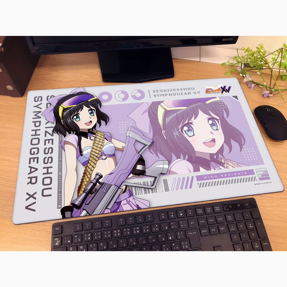 [戦姫絶唱シンフォギアXV]描き下ろしラバーマット(未来/サイバーミリタリー) 画像 2 | AniSmile