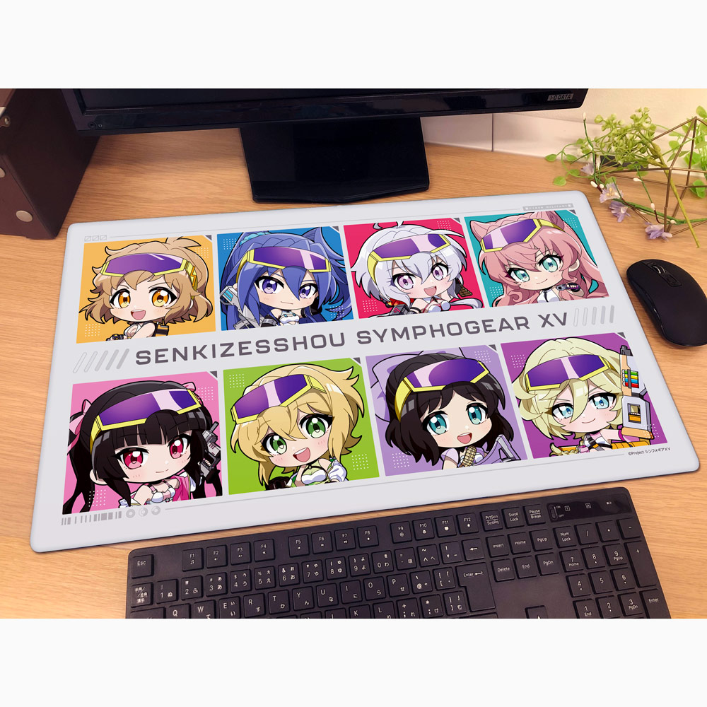 [戦姫絶唱シンフォギアXV]ラバーマット(ミニキャラ/サイバーミリタリー) 画像 2 | AniSmile