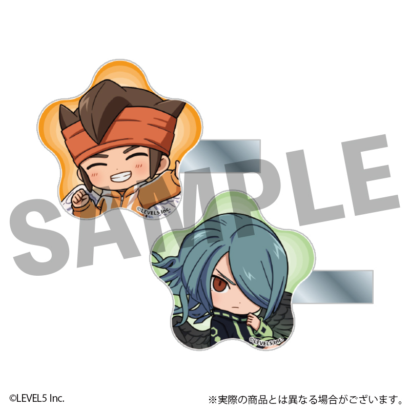 イナズマイレブン 英雄たちのヴィクトリーロード アクリルヘアクリップ 円堂 守 天使ver.&風丸 一郎太 悪魔ver. - 公式商品画像 | AniSmile