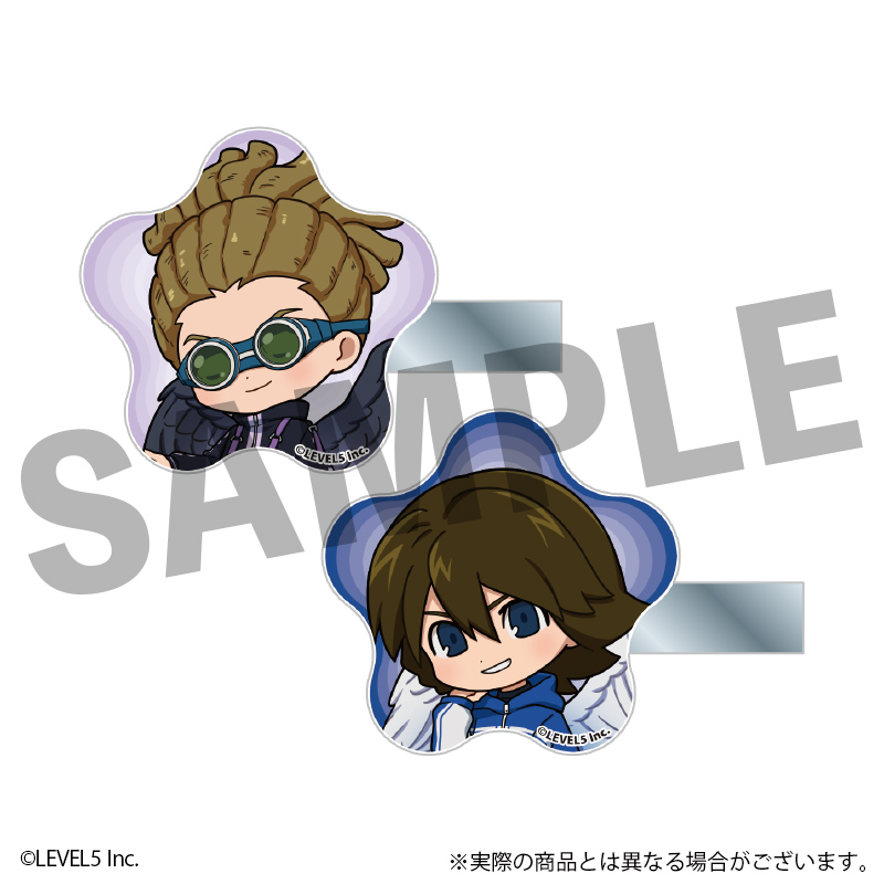 イナズマイレブン 英雄たちのヴィクトリーロード アクリルヘアクリップ 鬼道 有人 悪魔ver.&フィディオ・アルデナ 天使ver. - 公式商品画像 | AniSmile