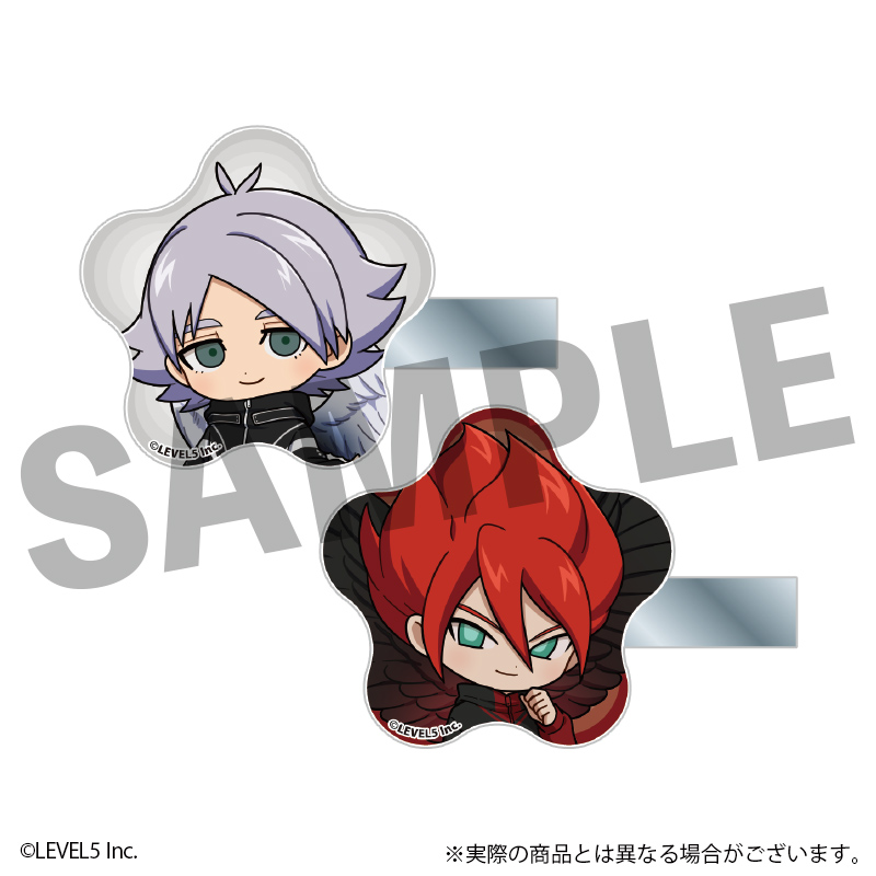イナズマイレブン 英雄たちのヴィクトリーロード アクリルヘアクリップ 吹雪 士郎 天使ver.&グラン 悪魔ver. - 公式商品画像 | AniSmile