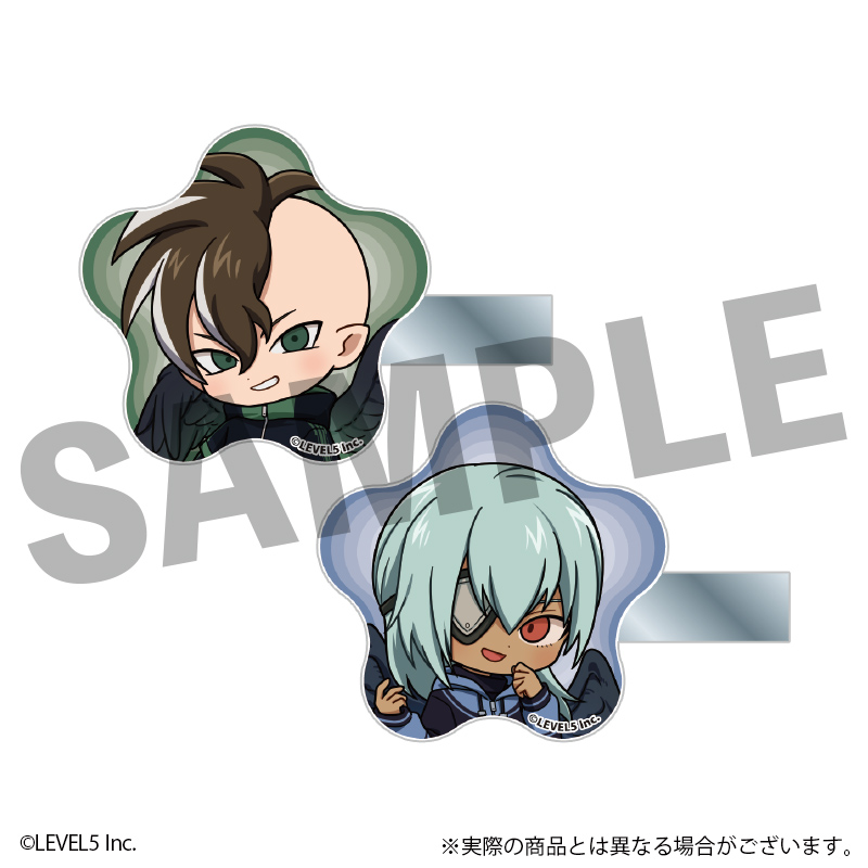イナズマイレブン 英雄たちのヴィクトリーロード アクリルヘアクリップ 不動 明王 悪魔ver.&佐久間 次郎 悪魔ver. - 公式商品画像 | AniSmile