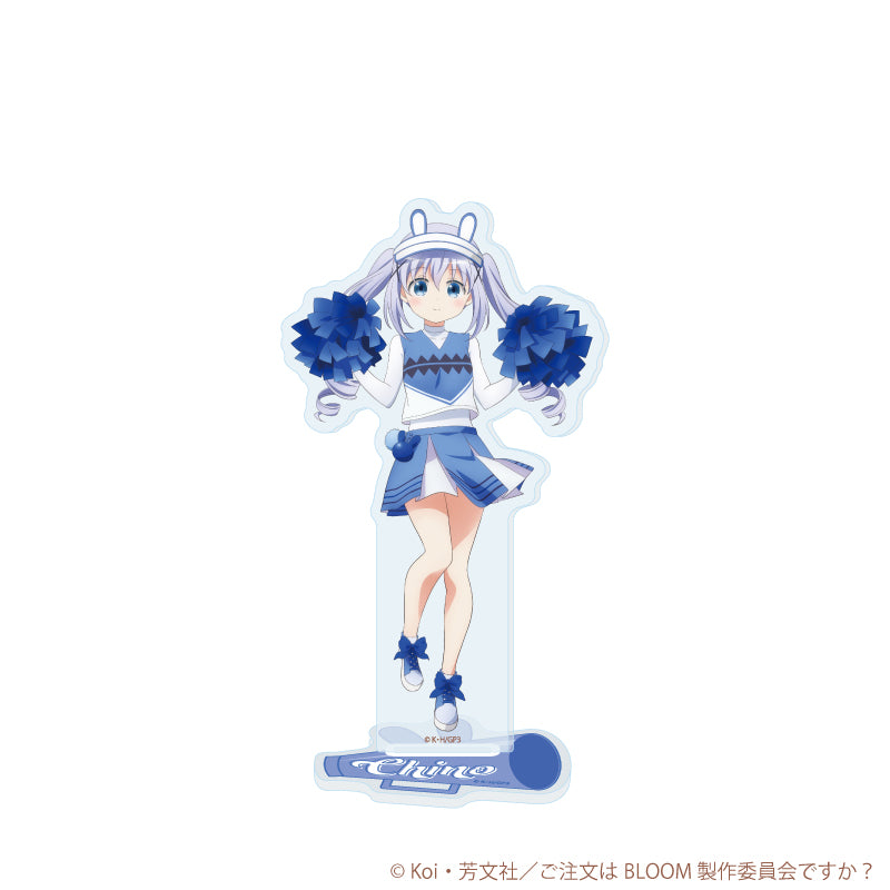 アクリルスタンド「ご注文はうさぎですか?BLOOM」31/チノ チアリーダーver.(描き下ろしイラスト) - 公式商品画像 | AniSmile