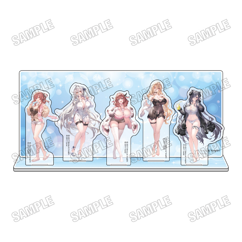 「アズールレーン」 描き下ろしアクリルジオラマ【お風呂あがりver.】 - 公式商品画像 | AniSmile