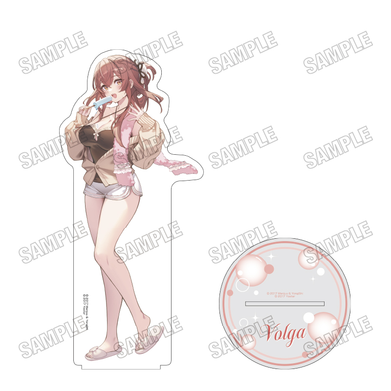 「アズールレーン」 描き下ろしBIGアクリルスタンドLL【お風呂あがりver.】④ヴォルガ - 公式商品画像 | AniSmile